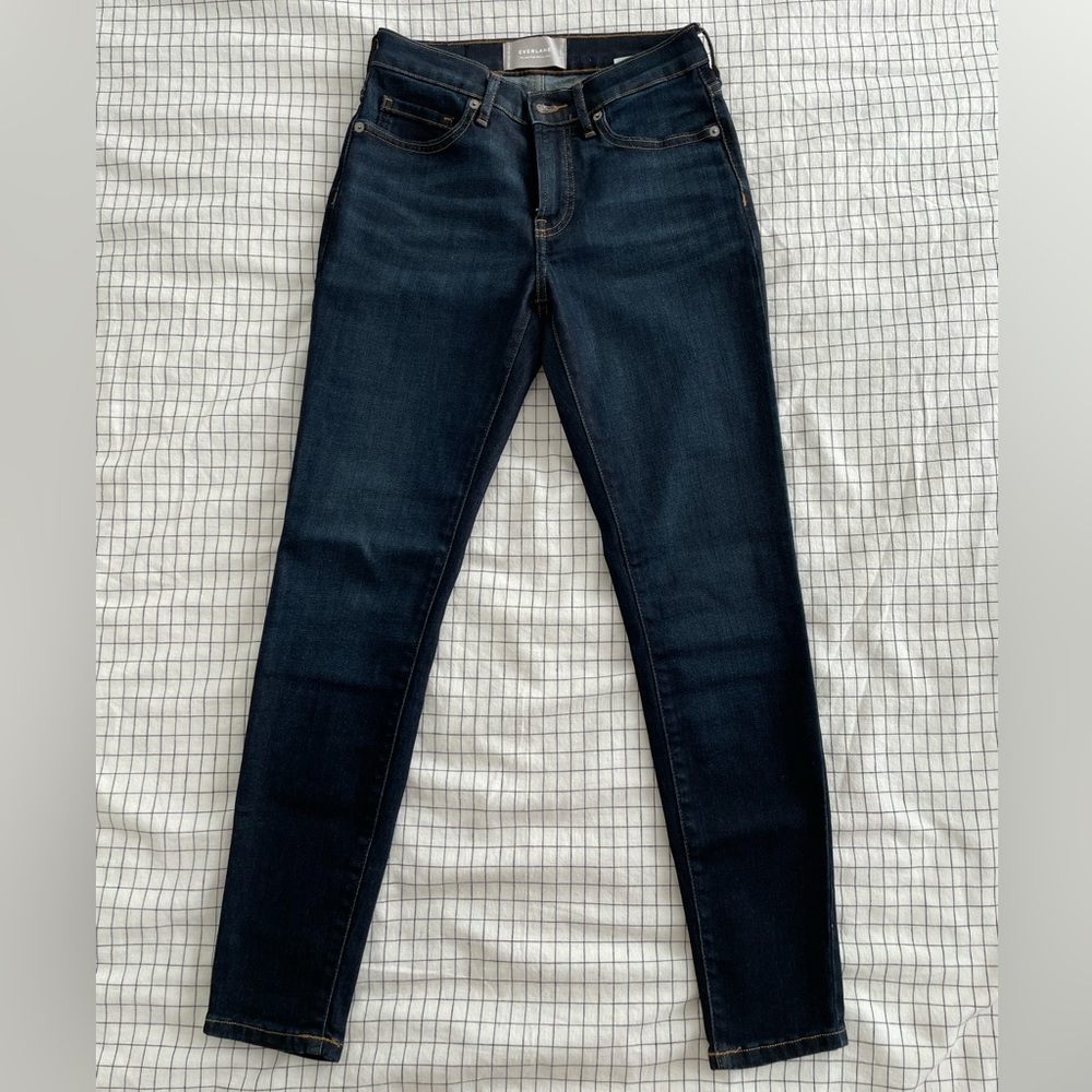Everlane The Mid-Rise Skinny Jean Dark Indigo
